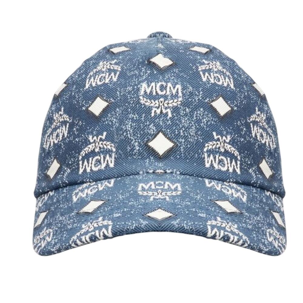 MCM Vintage Monogram Jacquard Baseball Cap